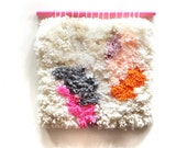Furry snowy wonderland // Handwoven Tapestry - Wall hanging Weaving - Fiber Art -Textile Art - Woven - Wall Art - Home Decor - Jujujust