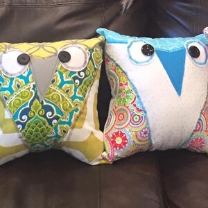 Daisy May Owl Pillow PDF easy pattern for beginners and kids image 4