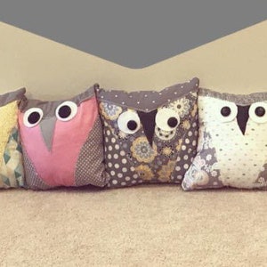 Daisy May Owl Pillow PDF easy pattern for beginners and kids image 6