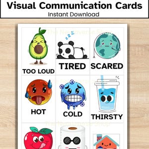 Schede di comunicazione PECS stampabili per bambini | Comunicazione non verbale | Autismo, ritardo del linguaggio, supporti visivi per bisogni speciali, insegnante png