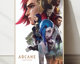 Locandina del film Arcane, stampa da parete, decorazione per la casa, download digitale