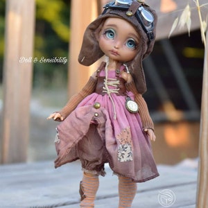 Dress poulpy outfit doll dress blythe dall garment doll 16 bjd Dress poulpy outfit doll dress blythe dall garment doll 16 bjd