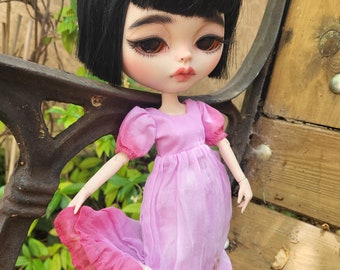 Robe pullip outfit doll dress blythe dall vêtement  doll 1/6 bjd bridgerton