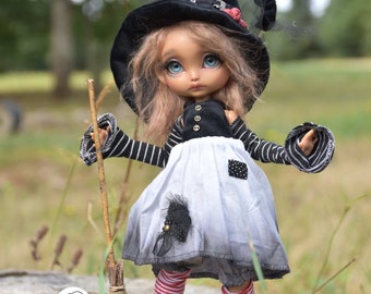 Robe poulpy outfit doll dress blythe dall vêtement  doll 1/6 bjd