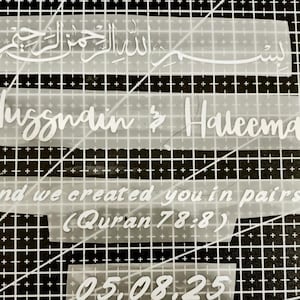 Personalised ringplate vinyl label stickers