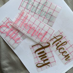 Personalised vinyl label stickers - For gift boxes, notebooks, glass, water bottles and more