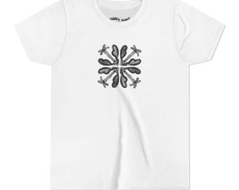 Youth Short Sleeve Tee - Palm Black