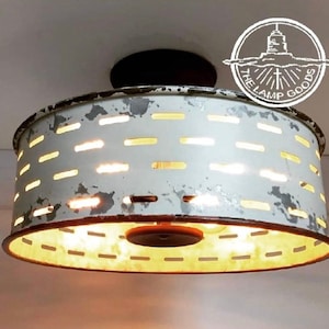 Galvanized pendant sales light fixtures