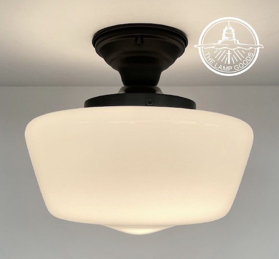 Antique milk 2024 glass light fixture