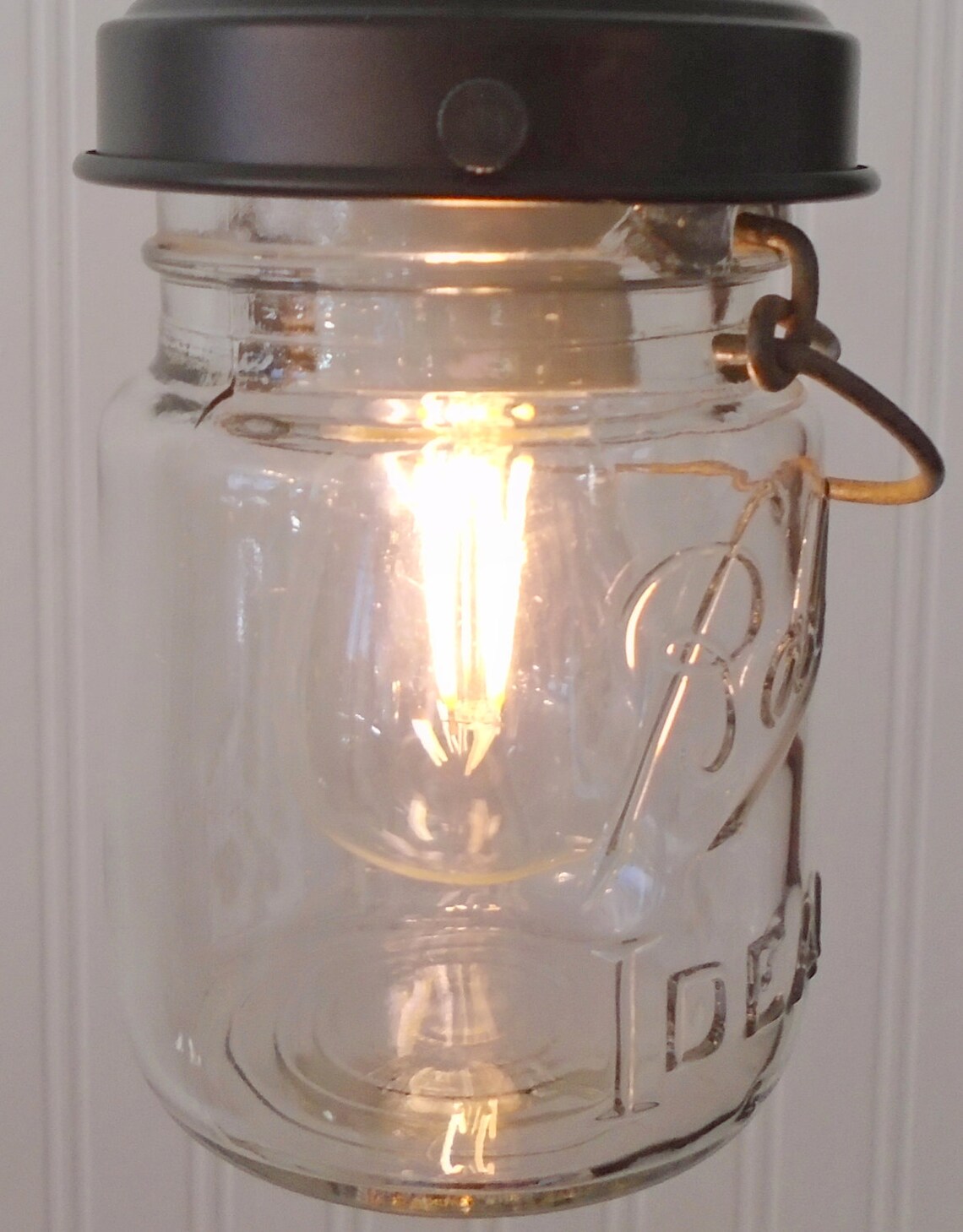 Mason Jar LED Light Bulb for Jar Lights Antique Inspired Etsy