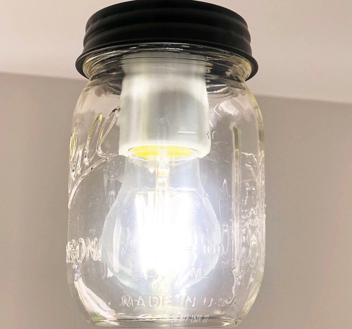 Mason Jar LED Light Bulb for Jar Lights Antique Inspired Etsy