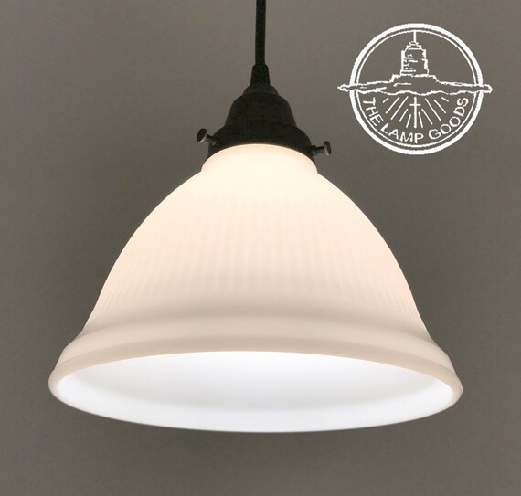 Pendant Light Fixture Of Vintage Milk Glass Farmhouse Chandelier Lighting Flush Mount Kitchen Island Lamp Rustic Lampgoods