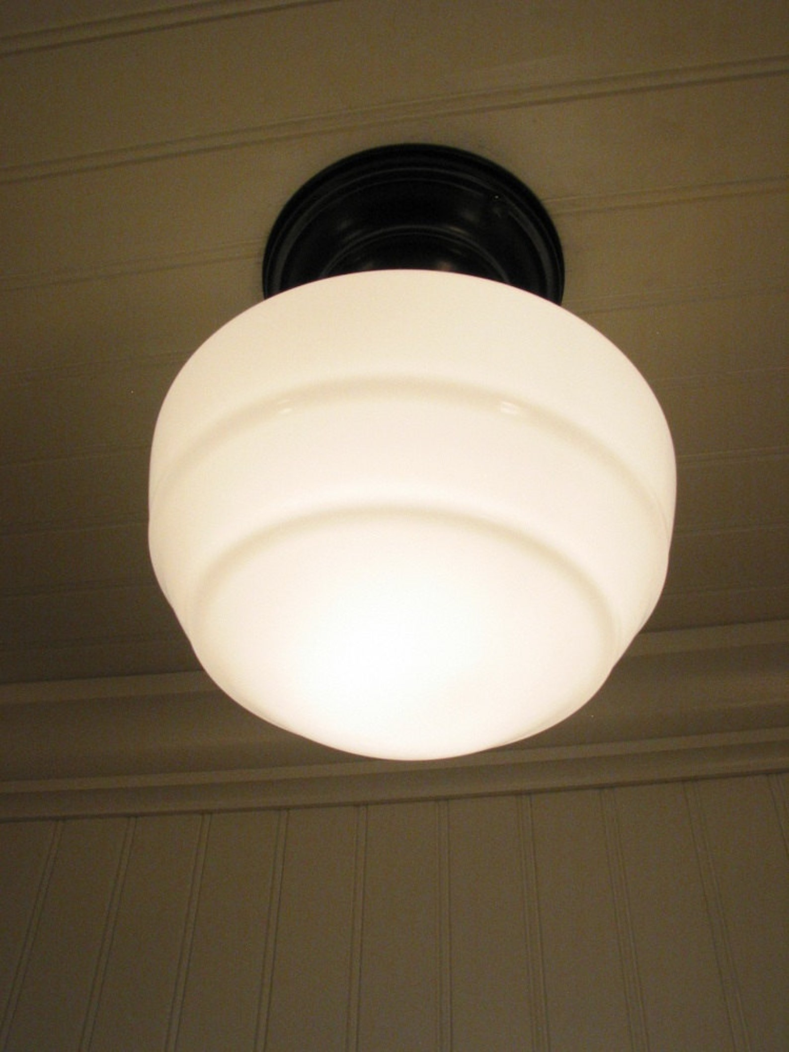 Gold Ceiling Light Fixture Flush Mount Light Fixture With Milk...