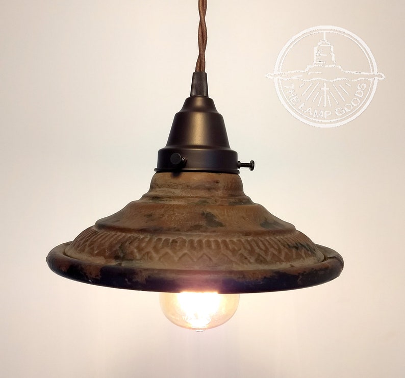 Rustic INDUSTRIAL Pendant Light Chandelier Ceiling Lighting Farmhouse Kitchen Glass Island LampGoods