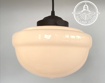 Milk Glass Acorn PENDANT Light - Antique Ceiling Lighting Hanging Lamp Farmhouse Vintage Country Flush Mount Kitchen Glass LampGoods