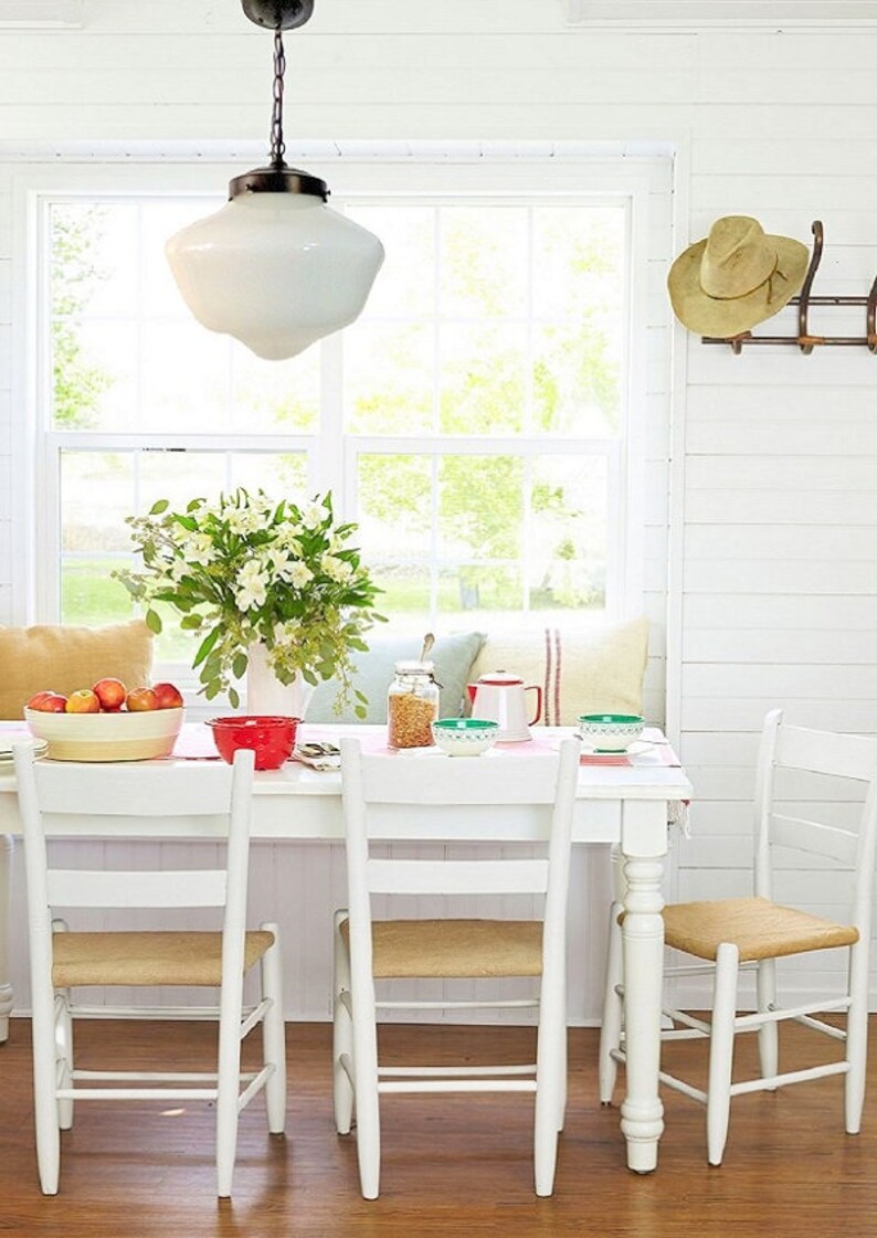 Machias. LARGE Replica Schoolhouse PENDANT LIGHT Fixture with Etsy