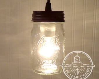 Custom Listing Mason Jar PENDANT Light Pint - READ DESCRIPTION