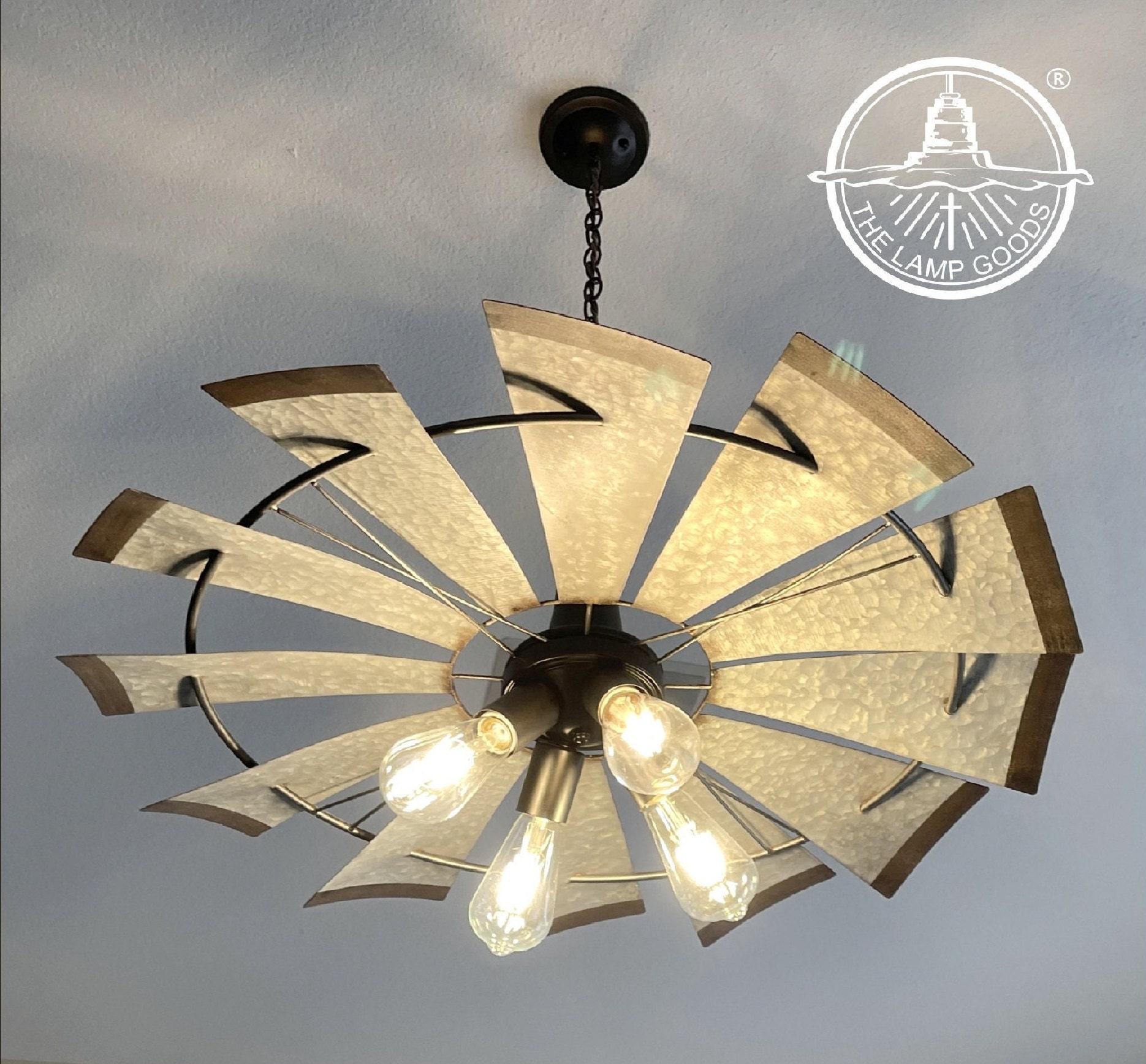 Farmhouse Windmill Chandelier Lighting Fixture 30 Modern Farmhouse