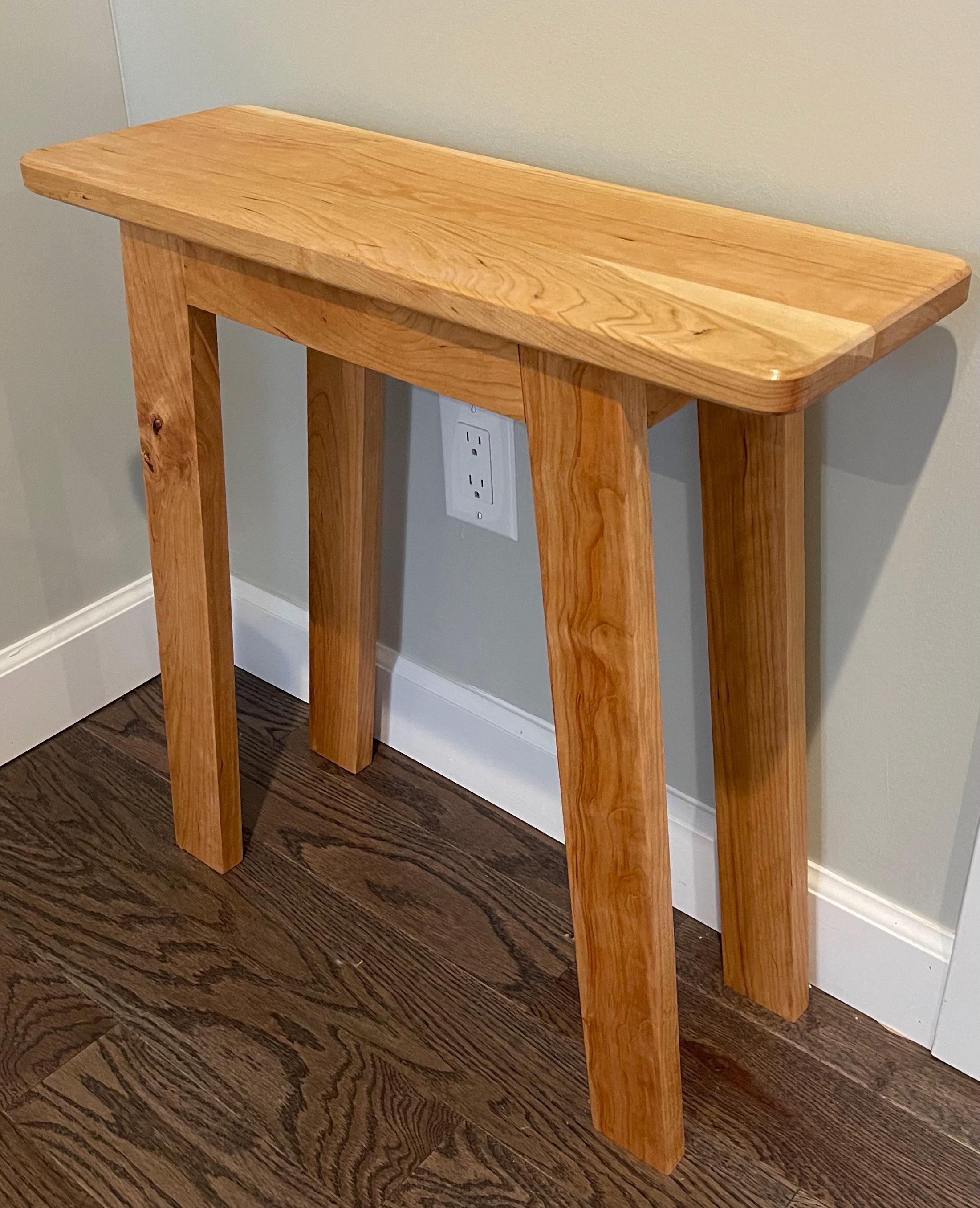  wood sidetable ❗️ The Z Table- Narrow End Table, Side Table, Night Stand, Plant