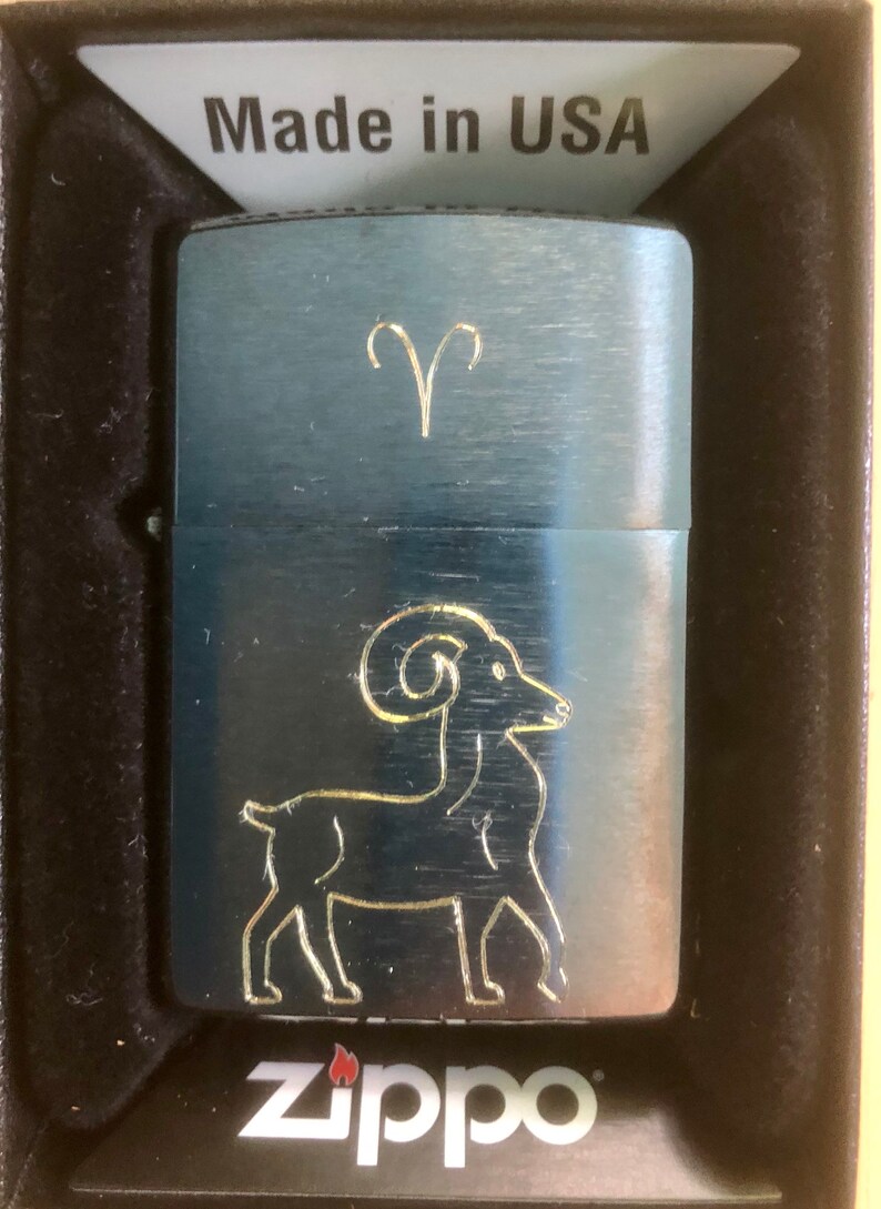 Astrology Zodiac Sign Zippo Lighters Add your name Etsy