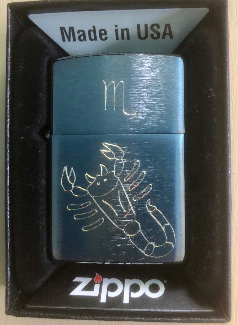 Astrology Zodiac Sign Zippo Lighters Add your name Etsy