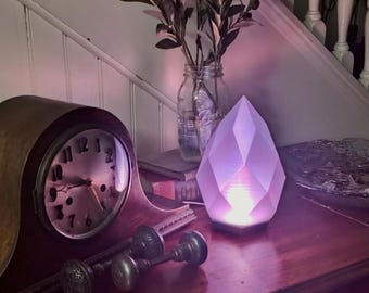 Aesthetic Crystal Flame Lamp | Colorful USB Mood Lighting