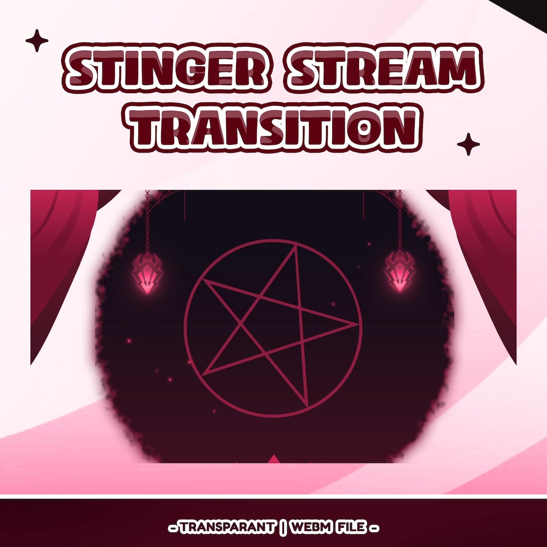 Gothic Glow Animated Stinger Transition for Twitch Kick Youtube ...