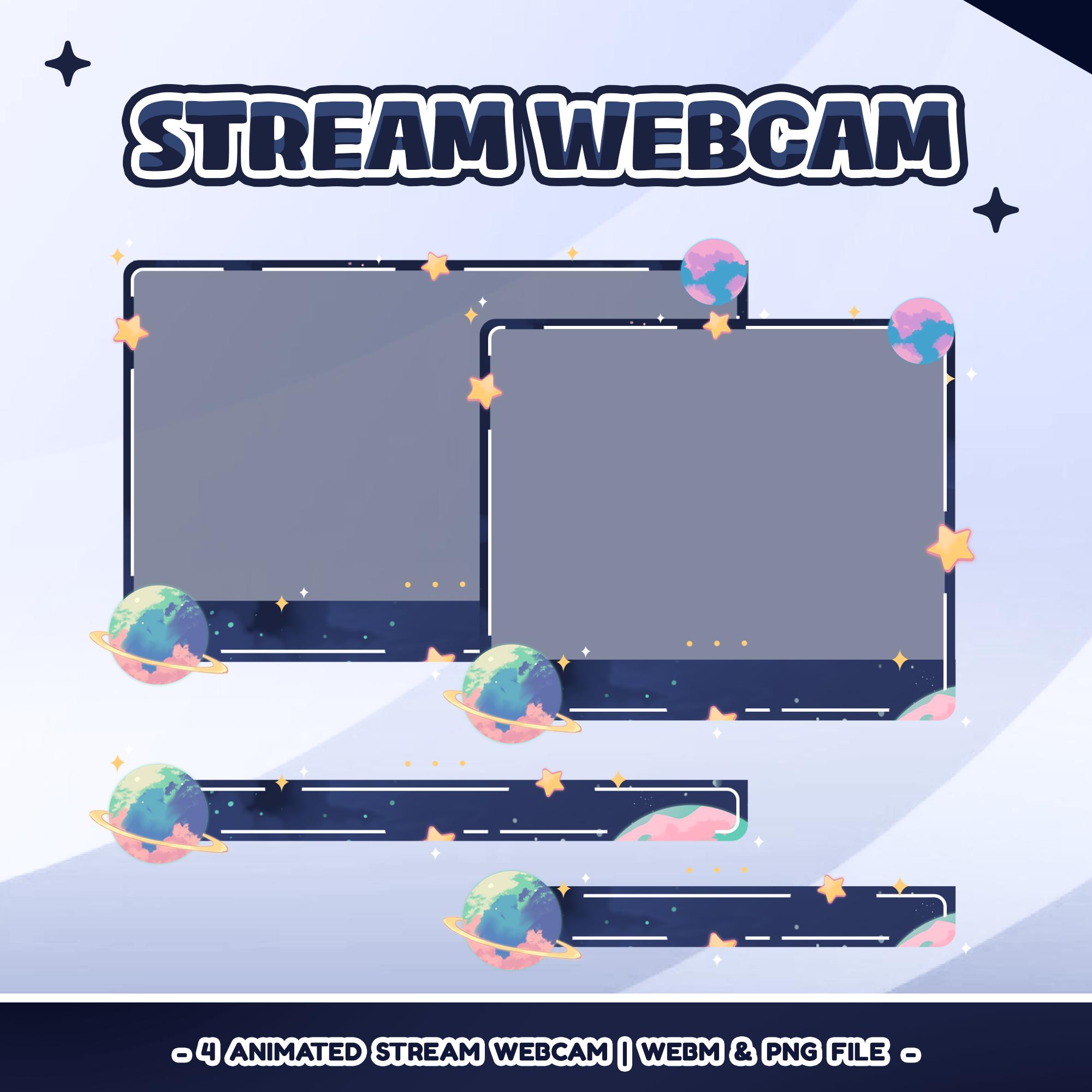 Cosmic Dreams Animated Stream Overlay Package for Twitch and OBS ...