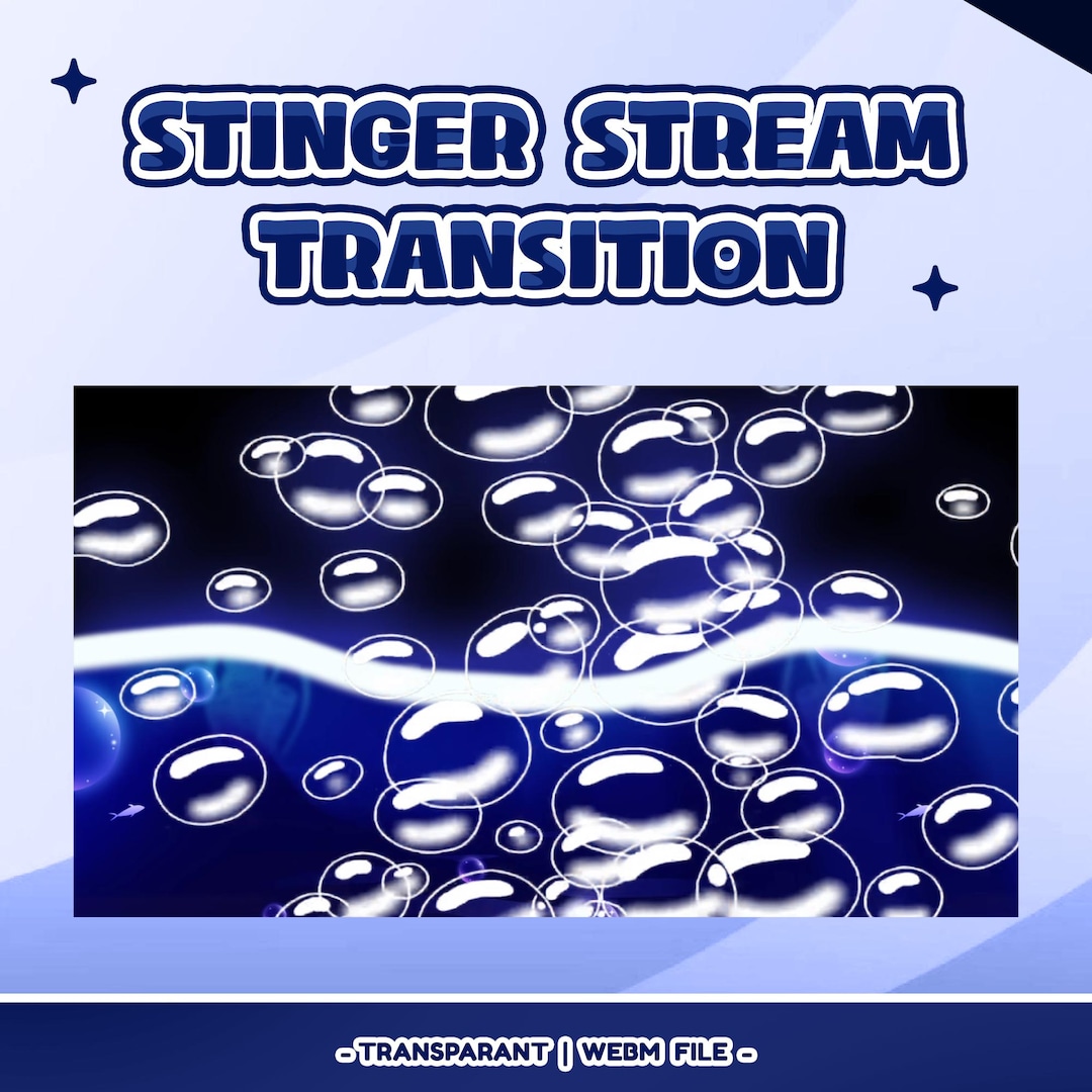 Deep Sea Glow Animated Stinger Transition for Twitch Kick Youtube ...