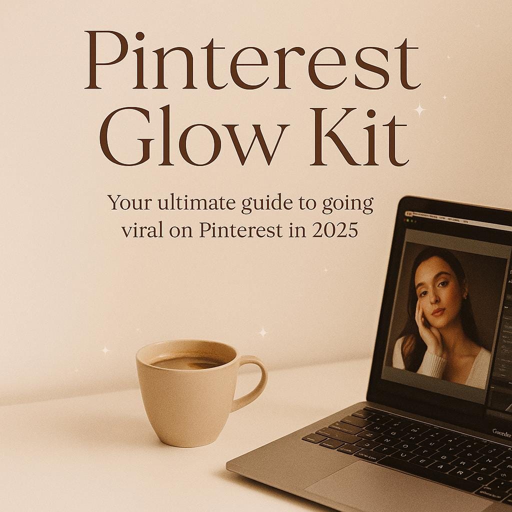 Kit lumineux Pinterest | Guide marketing Pinterest + modèles bonus | Téléchargement numérique PDF