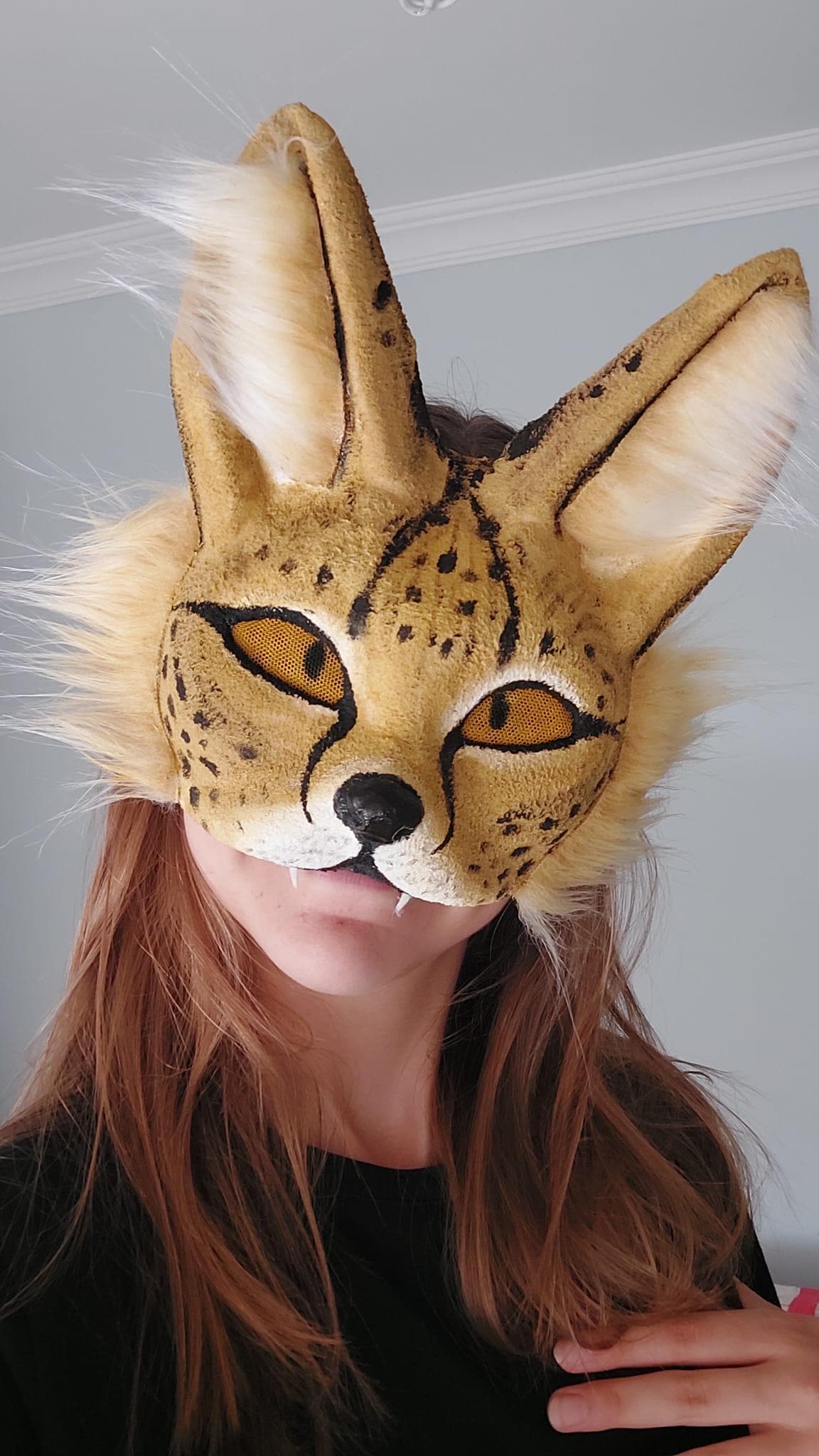 Serval Therian Mask Premade - Etsy