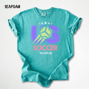 US Soccer club 26 Graphic Tee: Vintage American Football Fan Shirt bild 18