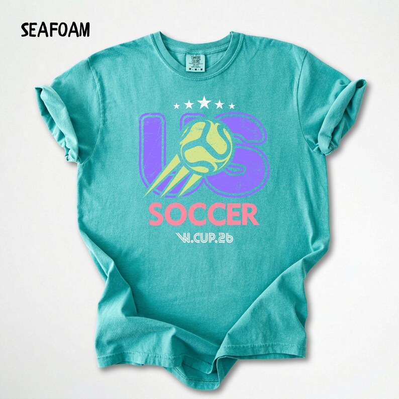 US Soccer club 26 Graphic Tee: Vintage American Football Fan Shirt bild 18