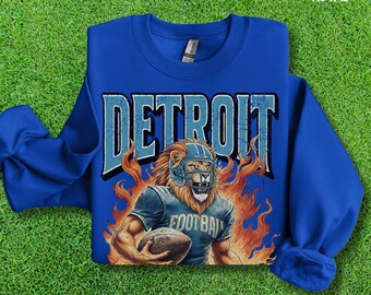 Detroit Football Shirt Game Day Sports T Shirt for Fans