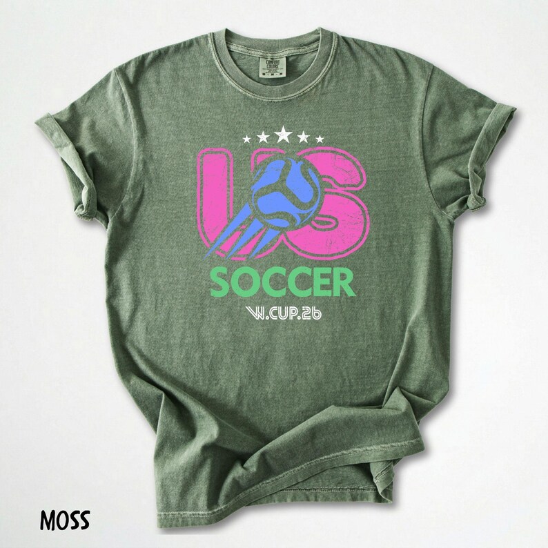 US Soccer club 26 Graphic Tee: Vintage American Football Fan Shirt bild 16
