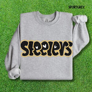 Pittsburgh Football Retro Game Day Graphic Sweatshirt for Fans