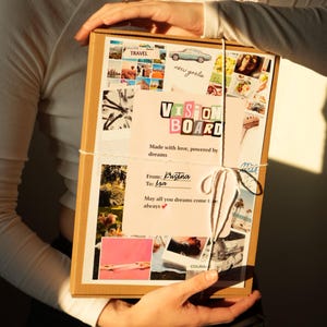 Kit de tableau de visualisation personnalisé Accessoires pour tableau de rêve, outils de visualisation, kit de fixation d'objectifs, kit de manifestation, cartes d'affirmations