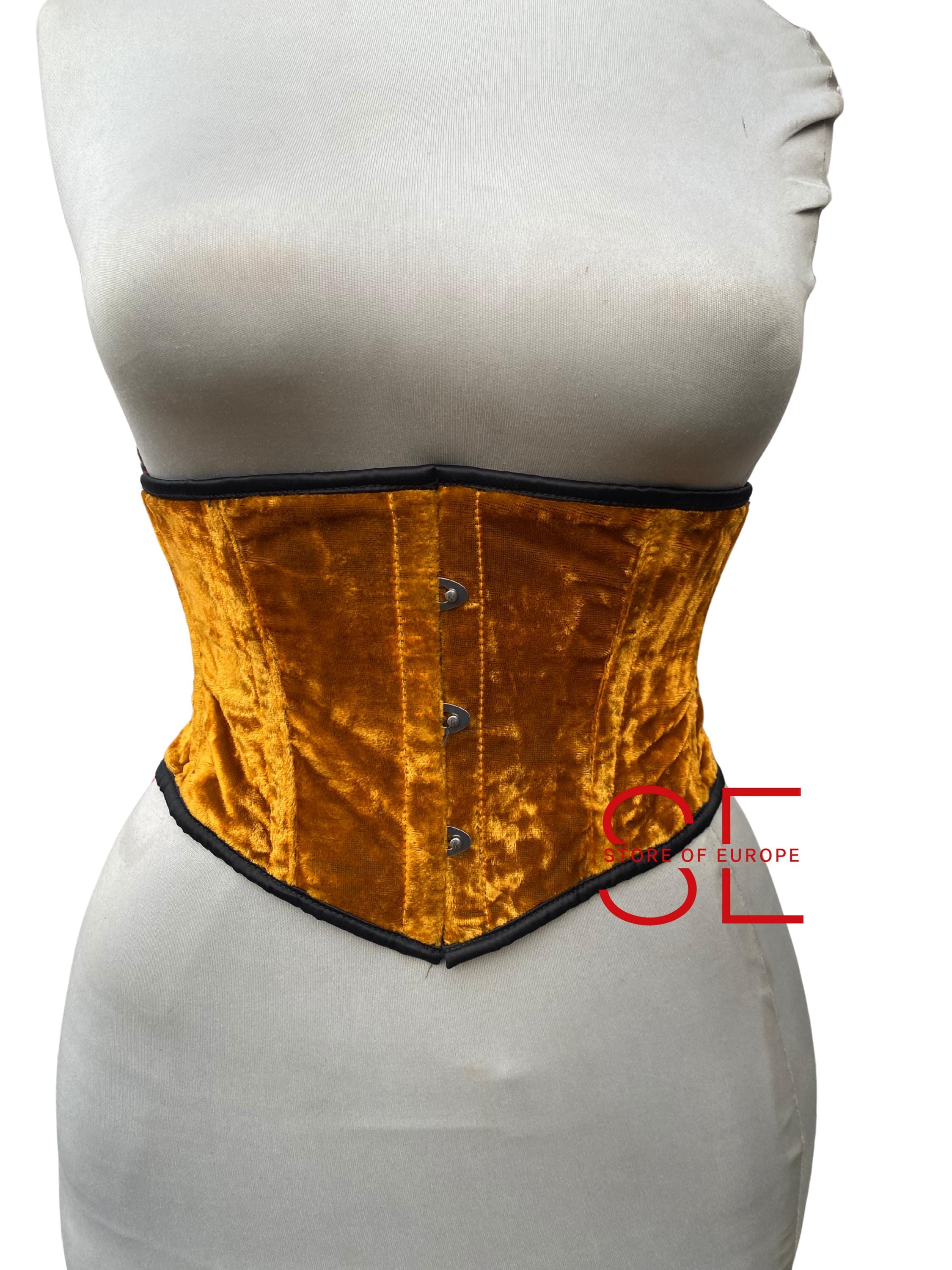 Gold Steampunk Gothic Corset Dress - Etsy