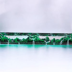 Mystery Forest Spacebar Artisan Keycap, Spacebar Custom Keycaps, Cherry MX Keycaps, Custom Mechanical Keycaps