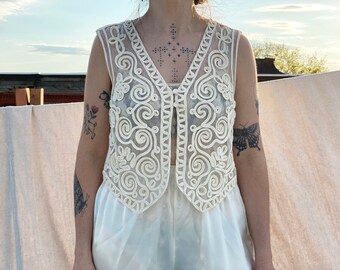 sheer vest top