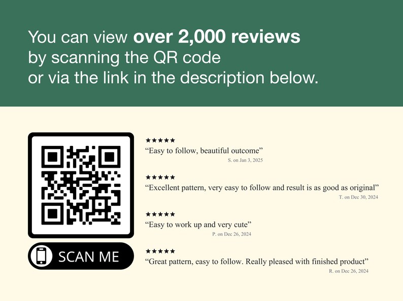 Puede incluir: Un c&oacute;digo QR en blanco y negro con el texto "SCAN ME" debajo. La imagen tambi&eacute;n incluye texto con rese&ntilde;as y calificaciones de clientes.