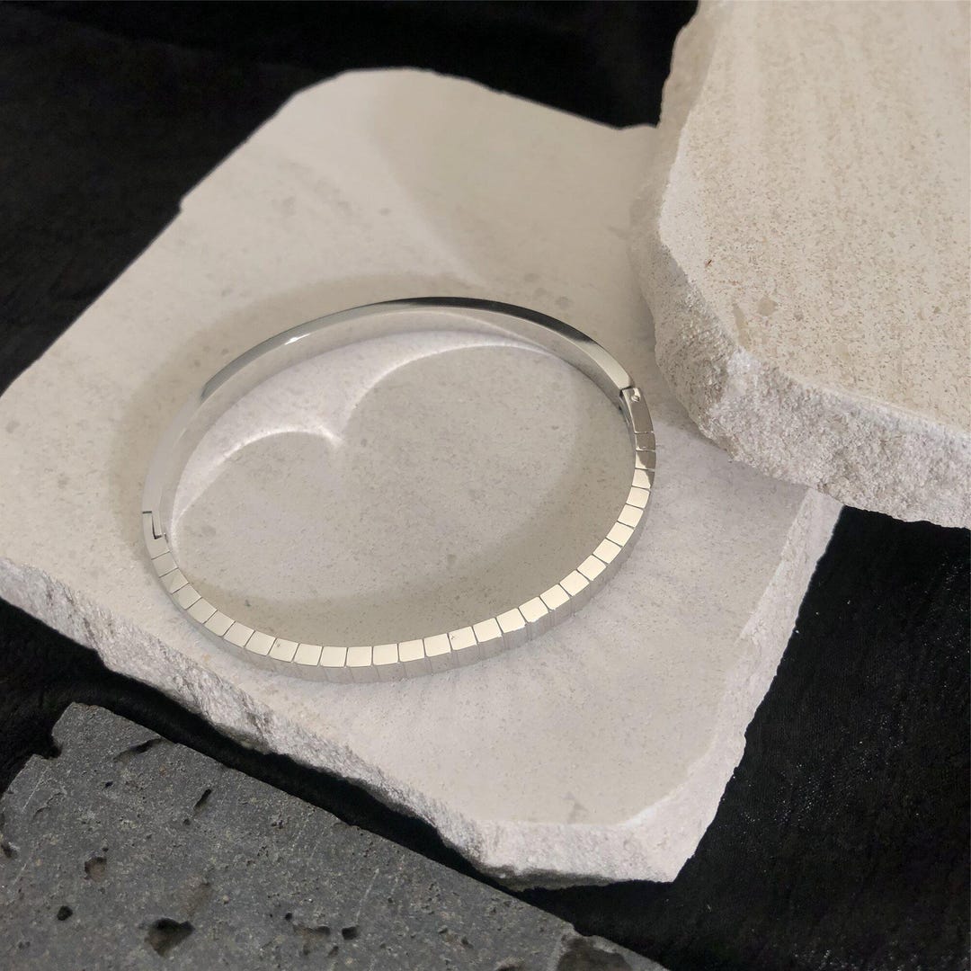 Square Bangle Braclets, Cube Bangles, Geometric Bangles, Minimalist ...