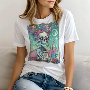 Tarot The Groupie T-Shirt for Women, Funny Ladies Shirt Mom Gift, Casual Top, Sweatshirt & Hoodie Available, Mystic Top, DTF