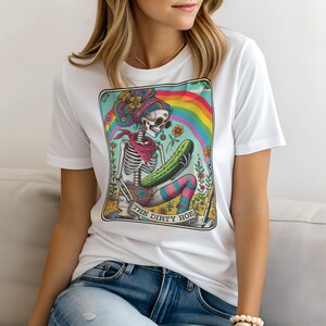 Tarot The Dirty T-Shirt for Women, Funny Ladies Shirt Mom Gift, Casual Top, Sweatshirt & Hoodie Available, Mystic Top, Spiritual