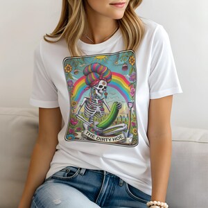 Tarot The Dirty T-Shirt for Women, Funny Ladies Shirt Mom Gift, Casual Top, Sweatshirt & Hoodie Available, Mystic Top, Spiritual