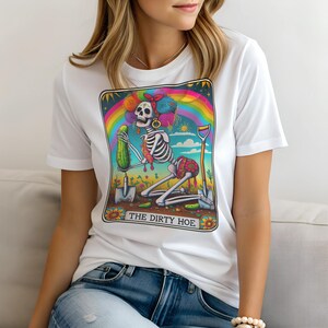 Tarot The Dirty T-Shirt for Women, Funny Ladies Shirt Mom Gift, Casual Top, Sweatshirt & Hoodie Available, Mystic Top, Spiritual