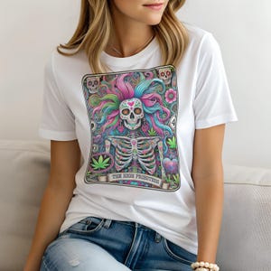Tarot The High Priestess T-Shirt for Women, Funny Ladies Shirt Mom Gift, Casual Top, Sweatshirt & Hoodie Available, Mystic Top, DTF