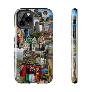 Ireland Travel Phone Case: Durable Collage Design, Adventurer Gift
