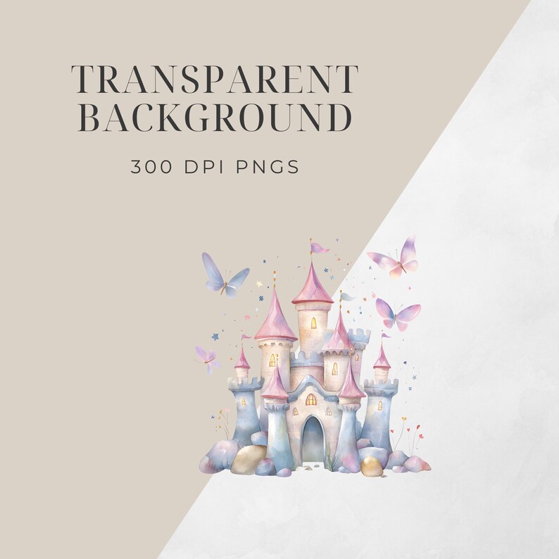 Fairy Party Clipart PNG Set | Fairy Birthday Clipart for Girls | Cute ...