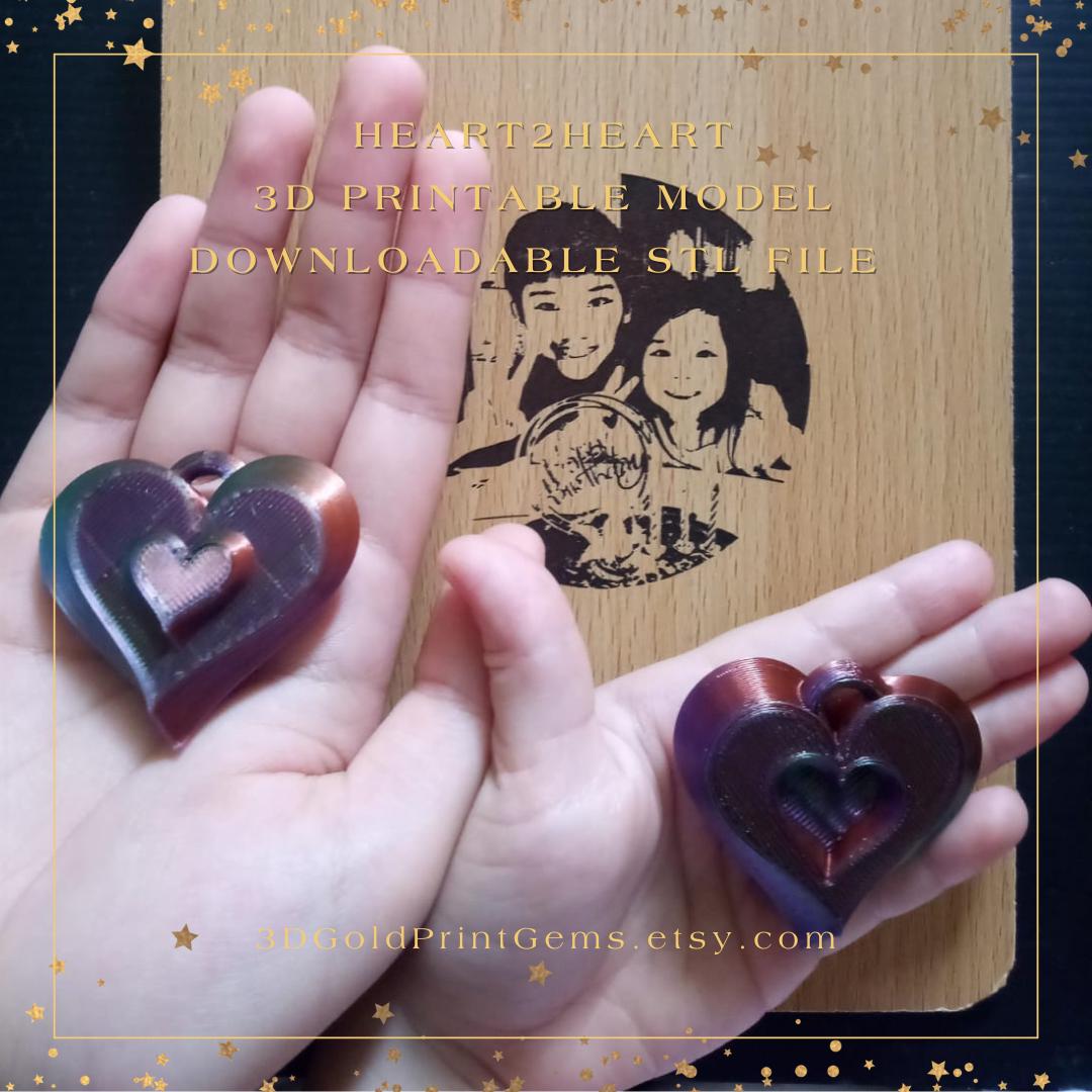 Hearts2hearts Keychain - Etsy